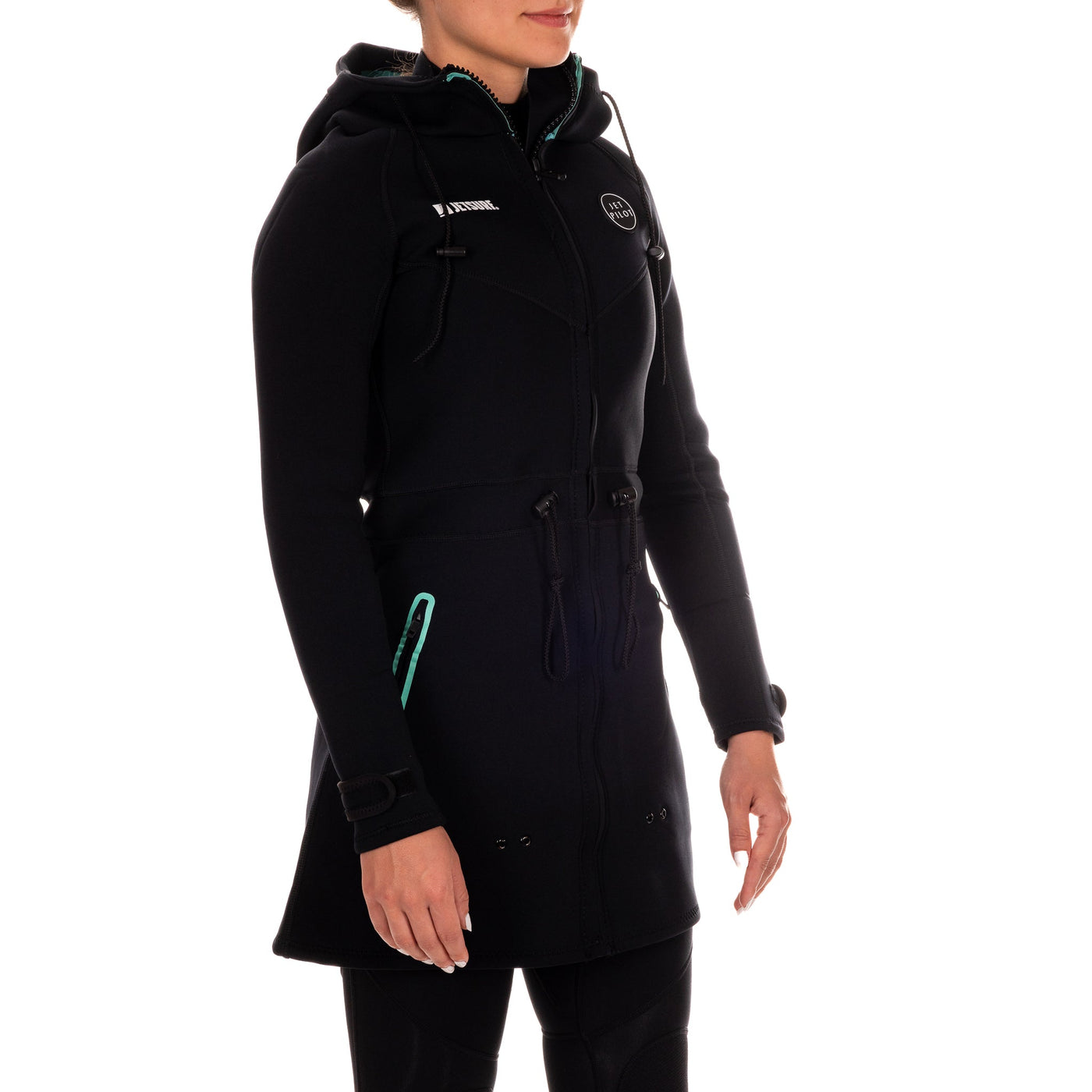 Neoprene Tour Coat JET PILOT BLACK W