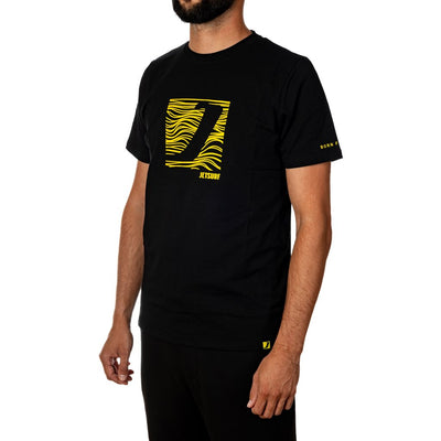 T-SHIRT SYMBOL BLACK/YELLOW