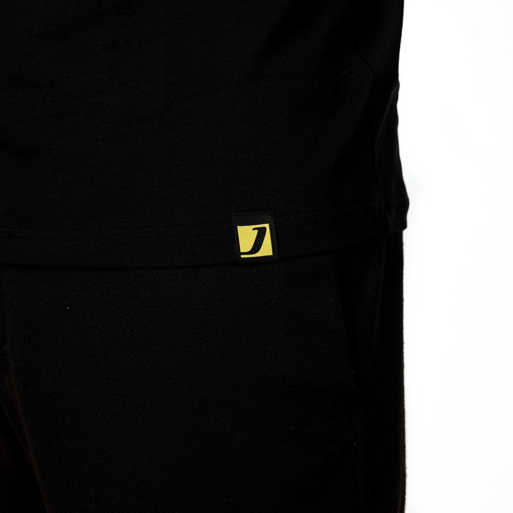 T-SHIRT SYMBOL BLACK/YELLOW