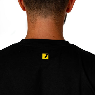 T-SHIRT SYMBOL BLACK/YELLOW