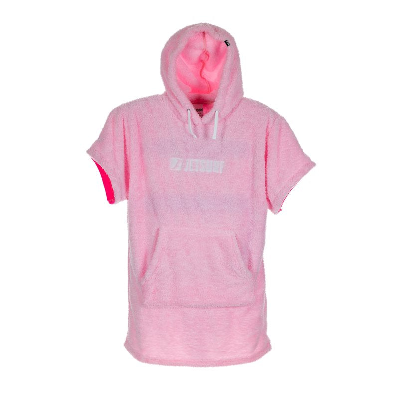 Poncho WOMEN/JUNIOR - BABY PINK/WHITE